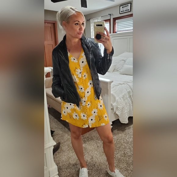 Madewell Button-Front Midi Dress in Ikat Floral size medium - Picture 3 of 7